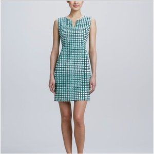 slim fit dress slacks Ask You Out Emerald Green Tweed 3/4 Sleeve Dress, Small - The Mint Julep Boutique main image 0